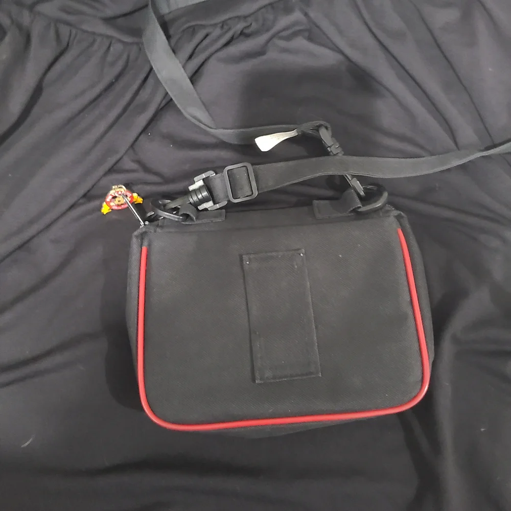 Walt Disney, Disney Parks Pin Trading, Red And Black Small Pin Trading Bag - Picture 5 of 7